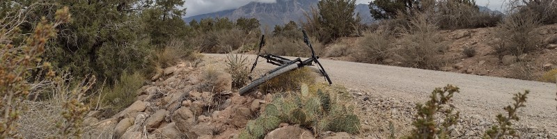 Two bikes on Turkey Farm Rd.